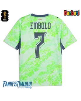 Elveția Breel Embolo #7 Tricou Fotbal Replică Mondial 2026 Barbati Deplasare